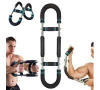 Twister Arm Trainer,Adjustable 40-100lb Resistance Chest Workout Equipment for Home Gym,Portable Power Twister Bar,Muscular Strength Enhancer,Fitness Equipment for Shape The Perfect Body (Blue)