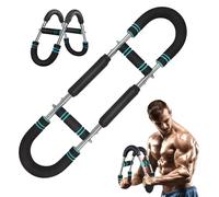 Twister Arm Trainer, Adjustable Chest Expander, Portable Power Twister Bar Muscular Strength Enhancer, Home Fitness Equipment for Men, Beginners and Professional Athletes