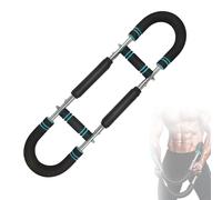 Twister Arm Trainer - Adjustable Forearm Strengthener, Twister Arm Exercise Equipment, Twister Arm Exerciser Chest Workout, Portable Spring Resistance for Home Workout Equipment (Black)