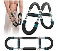 Twister Arm Trainer, Adjustable Forearm Strengthener, Twister Arm Exerciser,Shoulder Muscle Training Fitness Equipment, Portable Power Twister Bar, Detachable Design Fitness Anywhere
