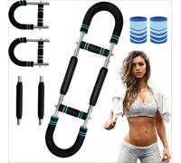 Twister Arm Trainer, Adjustable Twister Arm Chest Exerciser with 4 Spring & Training Poster for Men & Women, Detachable Power Twister Home Fitness Equipment for Enhancing Upper Body Muscle