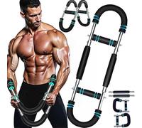 Twister Arm Trainer - Adjustable U-Shaped Arm & Chest Exerciser, 3-Level Resistance 44-66-88lb - Portable Forearm Strengthener for Home Workouts, Targets Arms, Chest, Back & Abs for Men & Women
