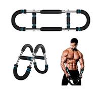 Twister Arm Trainer, Arm Exercise Equipment Adjustable Forearm Strengthener Power Twist Arm Trainer Portable Spring Resistance for Home Workout Equipment Bag (E)