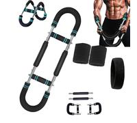 Twister Arm Trainer, Arm Force Rod, Power Twist Arm Trainer, 2025 New Adjustable Twister Arm Chest Exerciser, 40-100lb Detachable Design Arms, Arm Strength Trainer for Home Gym
