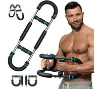 Twister Arm Trainer, Chest Workout Equipment, Three-level Adjustable Forearm Strengthener at Home, Portable Fitness Exerciser, Gifts for Men Women Dad Bro Husband