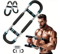 Twister Arm Trainer,Portable Chest Workout Equipment,U-Shape Twister Arm Exerciser,Adjustable Chest Expander,Thigh Master Trainer, Body Strength Fitness Equipment,Arm Trainer for Men 3-Level