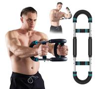 Twister Arm Trainer, Power Twist Arm Trainer, Adjustable Forearm Strengthener, Arm Exercise Equipment, Chest Workout Equipment, Portable Spring Resistance for Home Workout Equipment (Black)