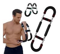 Twister Arm Trainer,Three-level adjustable forearm strength trainer,Chest Exerciser For Men,At Home Fitness Equipment,Build muscle strength for beginners and professional athletes (Red and black 30kg)