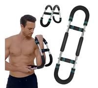 Twister Arm Trainer,Three-level adjustable forearm strength trainer,Chest Exerciser For Men,At Home Fitness Equipment,Build muscle strength for beginners and professional athletes (Blue black 50kg)