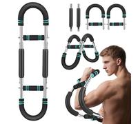Twister Arm Trainer, U-Shape Twister Arm Exerciser, 70-110lbs Adjustable Chest Expander for Men & Women, Portable Wrist Shoulder Forearm Strengthener, Power Twist Body Strength Home Workout Equipment