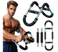Twister Arm Trainer, U-VKK 5-Level Adjustable(30-50kg) Adjustable Chest Workout Expander, Portable Shoulder and Forearm Exercise for Home Gym