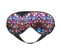 Twister Polka Dots 5 Eye Mask for Sleeping, Sleeping Mask Blocking Out Light Perfectly for Women and Men, Soft and Comfortable Blindfold for Travelling