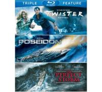 TWISTER & POSEIDON & PERFECT STORM - Region free Blu Ray Sealed