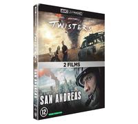 Twisters + san andreas 4k ultra hd (4K UHD Blu-ray) Lee Isaac Chung Glen Powell
