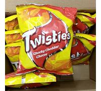Twisties Cheeky Cheddar Cheese, 60g Each, 7 Packets, Halal