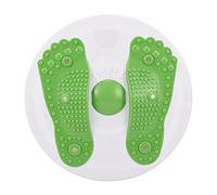 Twisting The Waist Dish, Women Fitness Abdomen Slimming Exercise Losing Weight Machine Rotating Board Female Body Shaping Twister Sports Equipment (Green)