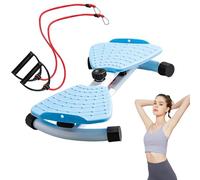Twisting Waist Machine - Silent Abdominal Core Trainer with Adjustable Resistance Bands | 360° Rotation Board for Home Gym, Low Impact Cardio Training for the Home