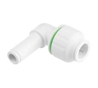 TWISTLOC Plastic Push-FIT Equal 90° STEM Elbow 15MM, Suitable for Drinking Water, Suitable for Water Systems, Suitable for Hard & Soft Water Areas, 1 in Pack
