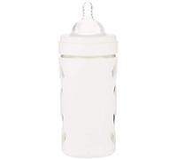 Twistshake Anti Colic Glass Baby Bottle, Infant Feeding Bottle, BPA Free, 260 ml, 2+ Months, White