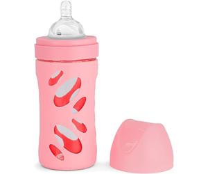 Twistshake Anti Colic Glass Baby Bottle Infant Feeding Bottle BPA Free 260 ml