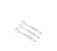 Twistshake Baby Feeding Spoon Set - 3 Pack | BPA-Free Baby Weaning Cutlery Set | Learning Cutlery Set for Kids | Children Cutlery Set 6m+ | White