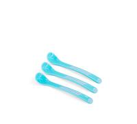 Twistshake Baby Feeding Spoon Set - 3 Pack | BPA-Free Baby Weaning Cutlery Set | Learning Cutlery Set for Kids | Children Cutlery Set 6m+ | Pastel Blue