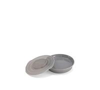 Twistshake Plate | Baby Plate with Airtight Lid | BPA-Free Baby Weaning Plate | Food Training Plate | Learning Plate for Children | 6 Month+ Baby Feeding Plate | Newborn Essentials | Grey