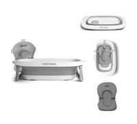 Twistshake Baby Bath Tub & Cushion & Stand Foldable & Non-Slip 30L & Drain (New)