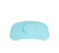 Twistshake Children's Plate with Suction Cup | Click-Mat Mini | BPA | Non-Slip | from 6 Months | Pastel Blue