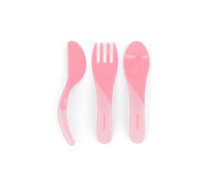Twistshake Learning Cutlery 6Mth+ Pastel Pink