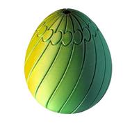 Twisty Fidget Egg, 3D Printed Slippery Egg Fidget Toys, Stress Relief Rotating Spiral Easter Eggs Toy, Funny Spiral Eggs Easter Basket Stuffers Fidgets Puzzle Toy Sensory Spinner, for Kids Adults