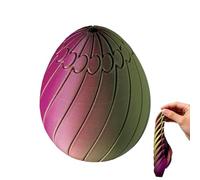 Twisty Fidget Egg - 3D Printing Material 6x6x7cm | 3D Printed Slippery Egg Fidget Toy ,Rotating Fidgets Puzzle Toy For Stress Relief | Stress Relief Puzzle For Boys Girls Home Office And Classroom Use