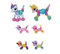 Twisty Petz Family Pack, Twistable. Wearable and Fashionable. Sparkly gems that transform from a pet into a bracelet and back from a couple of simple twists! Includes 5, 48 to collect. Age 4+