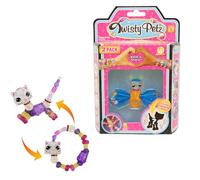 Twisty Petz Twin Pack, Twistable. Wearable and Fashionable. Sparkly gems that transform from a pet into a bracelet and back from a couple of simple twists! Includes 2, 12 to collect. Age 4+
