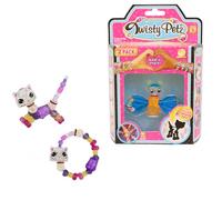 Twisty Petz Twin Pack, Twistable. Wearable and Fashionable. Sparkly gems that transform from a pet into a bracelet and back from a couple of simple twists! Includes 2, 12 to collect. Age 4+