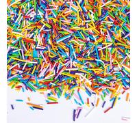 Twisweet Rainbow Sprinkles 250g, Colorful Sugar Strands for Cake Decorating, Edible Confetti Jimmies Sprinkles, Cupcake Topper Cookies Ice Cream Cake Decorations, Birthday Wedding Festival Supplies