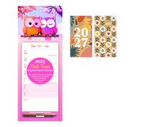 Twit Twoo WTV Magnetic Calendar 2027 + FSC ECO-FRIENDLY DIARY