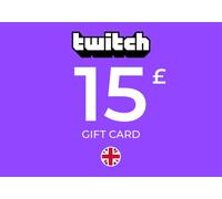 Twitch Gift Card 15 GBP Key - UNITED KINGDOM