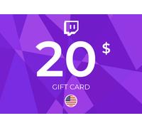 Twitch Gift Card 20 USD Key - UNITED STATES