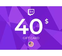 Twitch Gift Card 40 USD Key - UNITED STATES