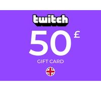 Twitch Gift Card 50 GBP Key - UNITED KINGDOM