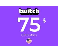 Twitch Gift Card 75 USD Key - UNITED STATES