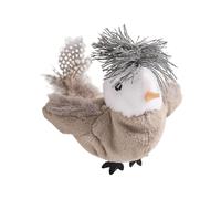 Twittering Bird Cat Toy | Realistic Rechargeable Kitten Toy, Flying and Moving Activity Accessory for Play - Indoor Outdoor Play Entertainment