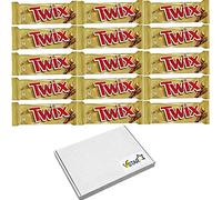 Twix Standard Twin Chocolate Bars 25 x 50g New Christmas Chocolates with VIMIX Gift Box