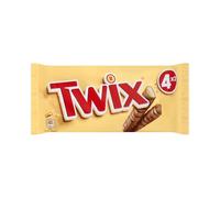 Twix Chocolate Biscuit Bars with Caramel, for Gift Bag,4 Bars of 40g