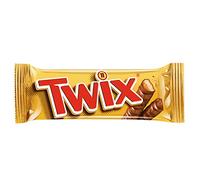 Twix Chocolate Biscuit Twin Bars - Pack of 32 x 50G