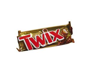 Twix Chocolate Biscuit Twin Bars - Pack of 32 x 50G