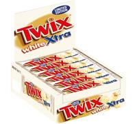 TWIX Extra White Limited Edition Chocolate Bars 75g - Original (30)