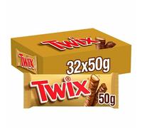 Twix Chocolate Bars 50g (Pack of 32) 100560