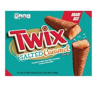 Twix Salted Caramel Chocolate Cookie Candy Bars Share Size Party Candy, Milk Chocolate Bulk Box, 56.4 Oz, 20 Count Bulk Candy Box